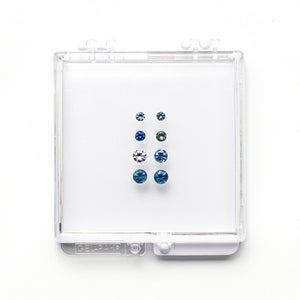 OFFLINE PARCEL 2.17cttw 10pc Round Brilliant Sapphire Parcel 26136-01