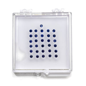 OFFLINE PARCEL 2.53cttw 31pc 2.5mm Round Brilliant Sapphire Parcel 26164-01