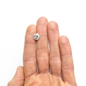 3.04ct 9.40x9.15x5.57mm GIA SI1 O-P Antique Old European Cut 26166-01