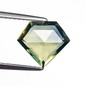 1.67ct 10.22x8.90x2.44mm Shield Rosecut Sapphire 26327-27