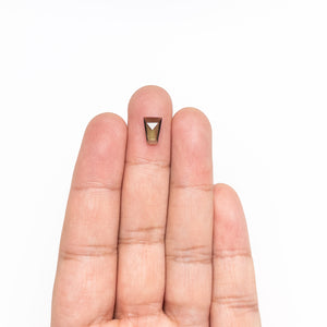 1.02ct 8.76x6.15x2.12mm Trapezoid Rosecut Sapphire 26327-28