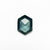 0.88ct 7.85x5.81x2.26mm Hexagon Rosecut Sapphire 26327-75