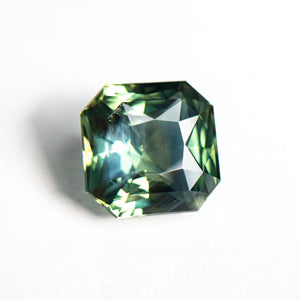 3.58ct 8.58x8.23x5.25mm Cut Corner Square Brilliant Sapphire 26370-01