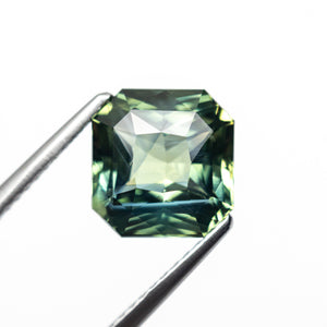3.58ct 8.58x8.23x5.25mm Cut Corner Square Brilliant Sapphire 26370-01