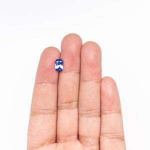 1.63ct 7.96x5.57x3.70mm Cut Corner Rectangle Step Cut Sapphire 26467-01