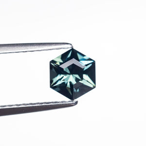 0.78ct 6.11x5.34x3.53mm Hexagon Step Cut Sapphire 26508-01