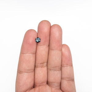 0.78ct 6.11x5.34x3.53mm Hexagon Step Cut Sapphire 26508-01