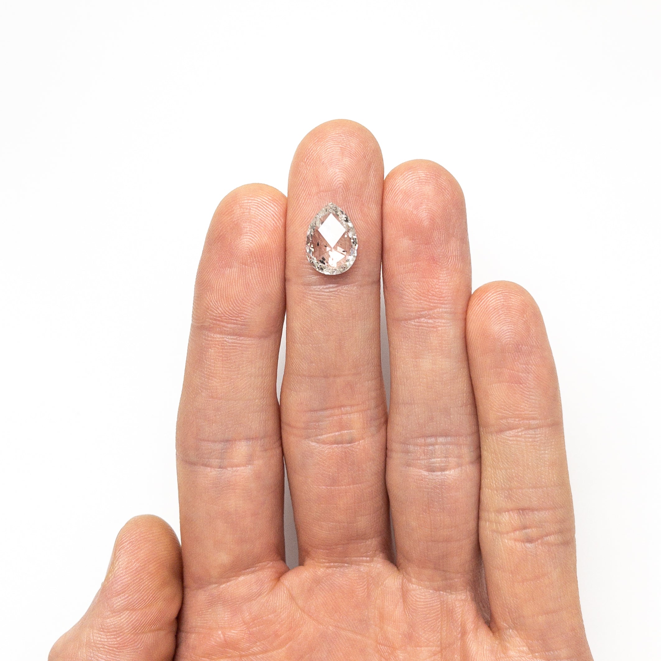3.01ct 12.41x9.00x3.23mm Pear Rosecut 26536-01