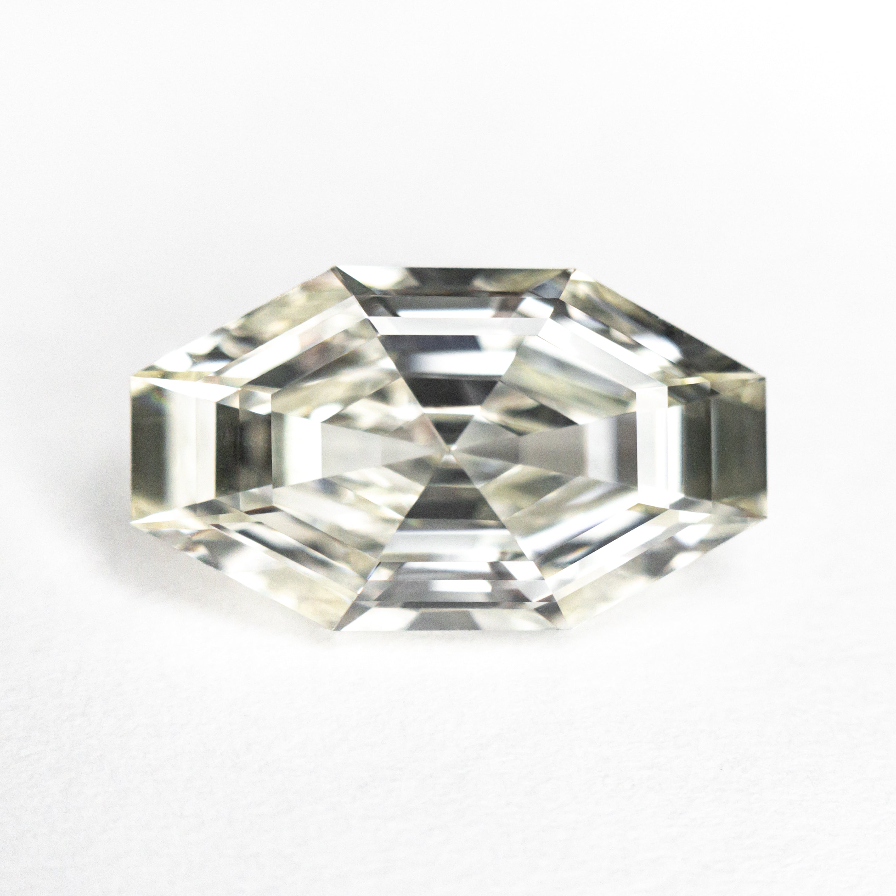 3.04ct 12.95x7.38x4.40mm GIA Internally Flawless N Octagon Step Cut 26543-01