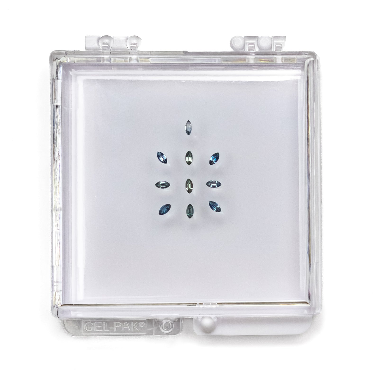 OFFLINE PARCEL 0.45cttw 10pc 3x1.5mm Marquise Brilliant Sapphire Parcel 26571-01