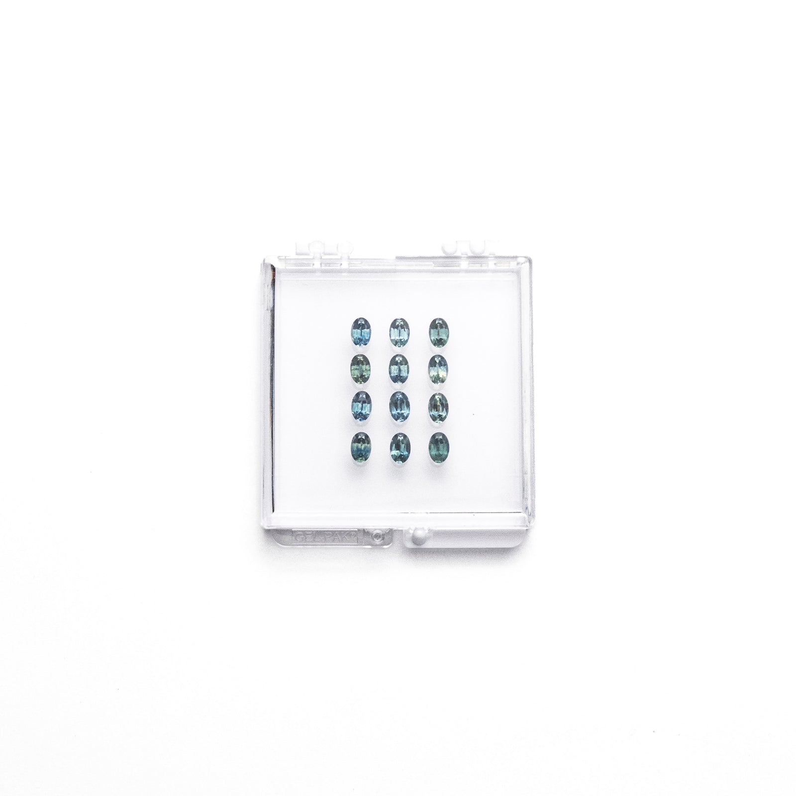 OFFLINE PARCEL 6.65cttw 12pc Oval Brilliant Sapphire Parcel 26620-01