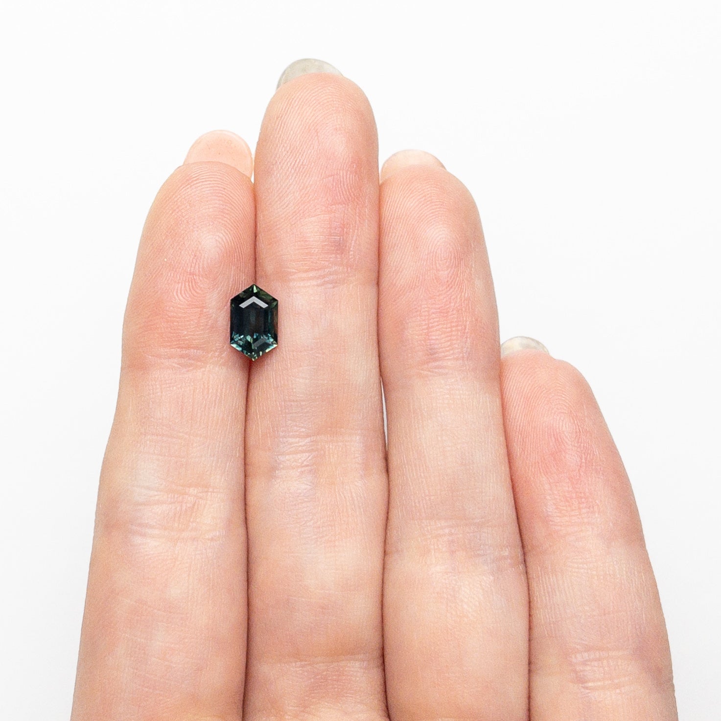 1.40ct 8.27x5.15x3.80mm Hexagon Step Cut Sapphire 26636-01
