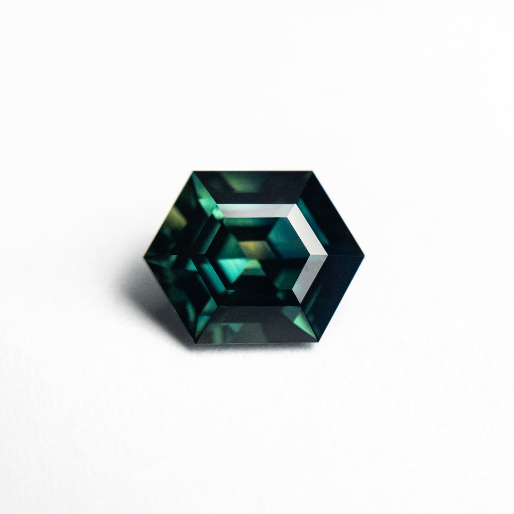 1.84ct 8.45x6.62x4.46mm Hexagon Step Cut Sapphire 26728-03