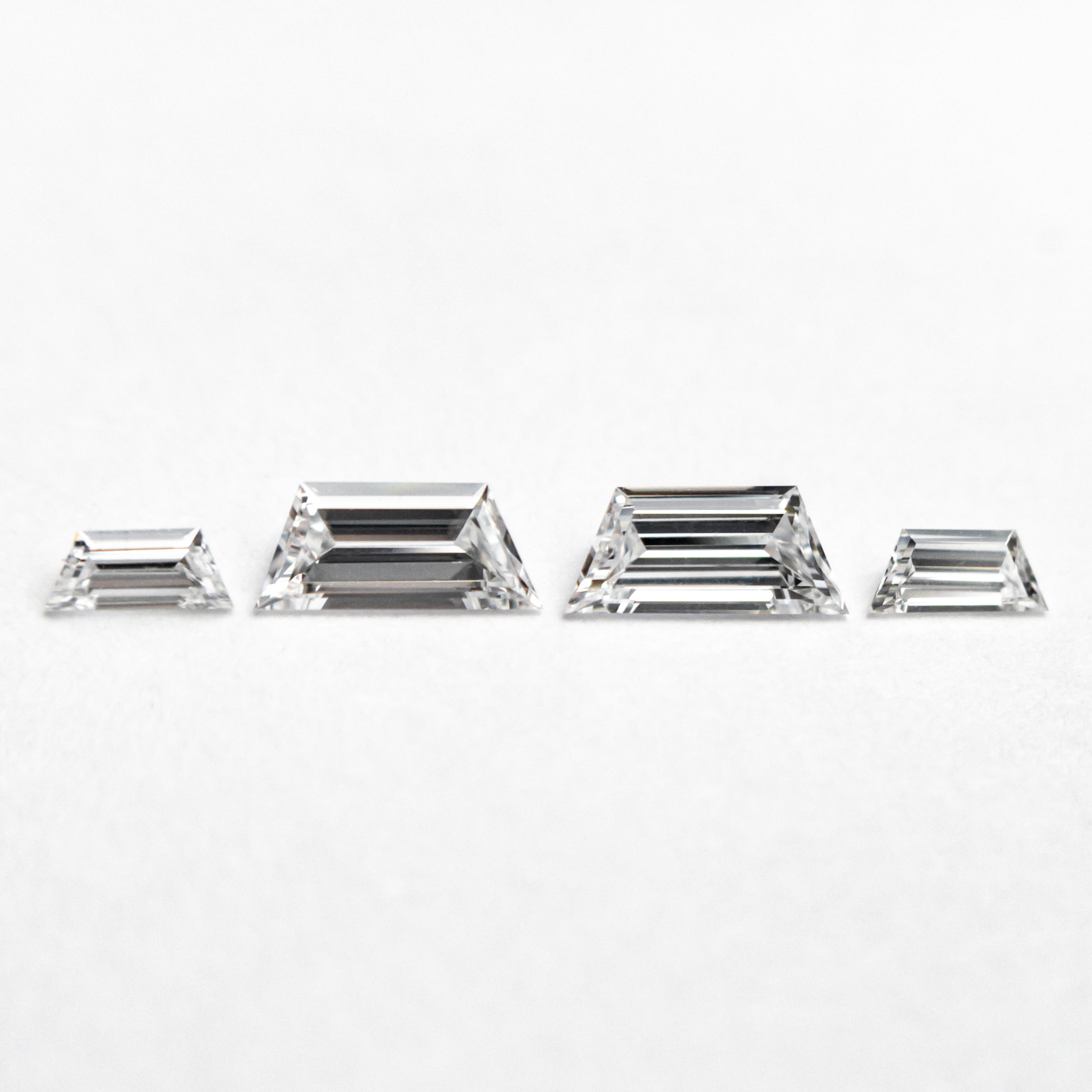 0.79cttw 6pc VVS/VS E-F Trapezoid Step Cut Layout 26749-01