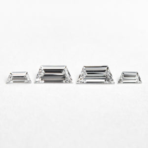 0.79cttw 6pc VVS/VS E-F Trapezoid Step Cut Layout 26749-01