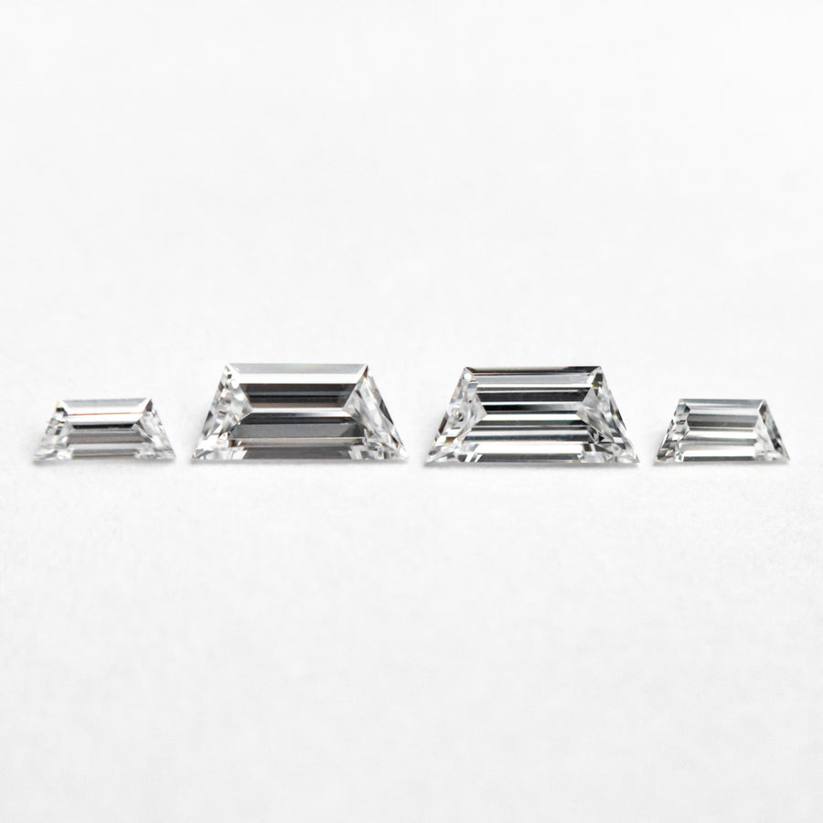 0.79cttw 6pc VVS/VS E-F Trapezoid Step Cut Layout 26749-01