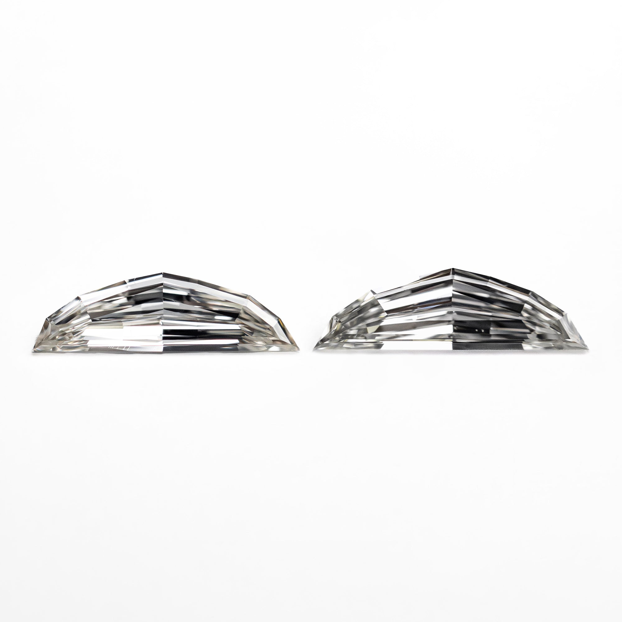 0.60cttw 2pc 9.66x2.85x1.41mm 9.80x2.91x1.55mm VS H Epaulette Step Cut Matching Pair 26751-01