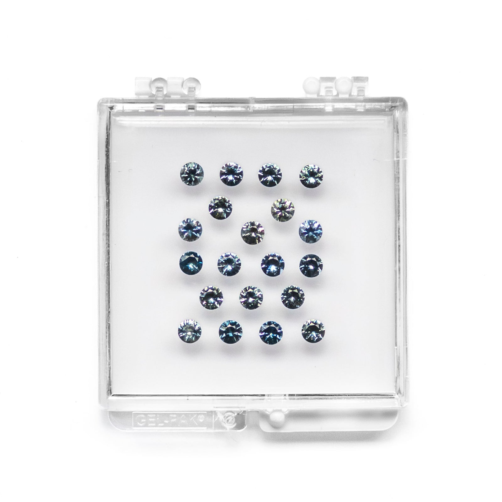 OFFLINE PARCEL 5.70cttw 20pc Round Brilliant Sapphire Parcel 26758-01