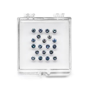 OFFLINE PARCEL 5.70cttw 20pc Round Brilliant Sapphire Parcel 26758-01