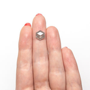 2.10ct 9.57x8.38x3.08mm Hexagon Rosecut 26781-09