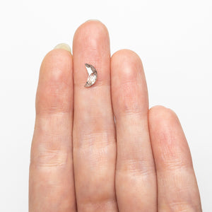 0.68ct 8.20x4.60x2.95mm Crescent Moon Rosecut 🇨🇦 26906-01