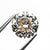 5.10ct 10.28x10.25x7.23mm SI1 C3 Modern Antique Old European Cut 27077-01