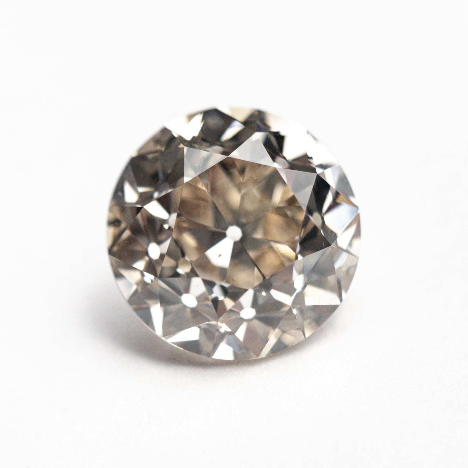 5.10ct 10.30x10.26x7.27mm GIA SI1 Q-R Modern Antique Old European Cut 27077-01