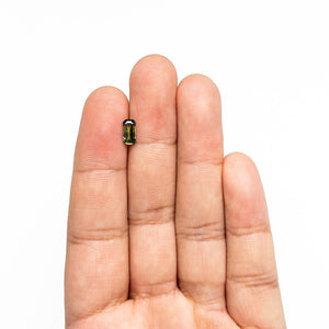 0.96ct 7.76x4.03x2.82mm Cut Corner Rectangle Step Cut Sapphire 27154-03