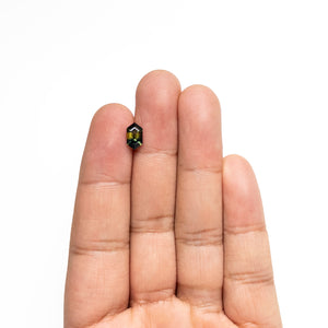 1.27ct 8.76x5.16x3.60mm Hexagon Step Cut Sapphire 27156-01