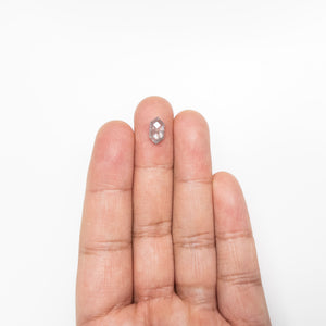 1.12ct 10.12x5.48x2.17mm Hexagon Rosecut 27223-44