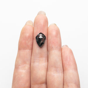 4.08ct 13.71x9.22x4.33mm Shield Rosecut 27224-14
