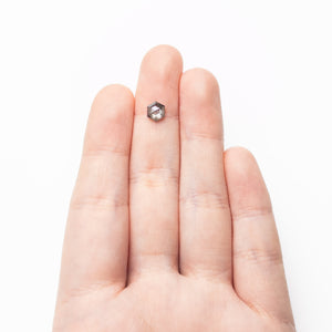 1.09ct 6.86x5.93x3.27mm Hexagon Step Cut 27232-06