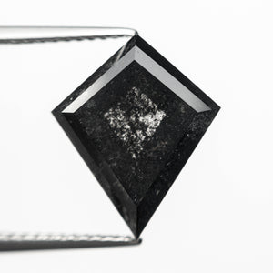 5.49ct 14.19x11.74x5.63mm GIA Fancy Dark Grey Kite Step Cut 27234-01