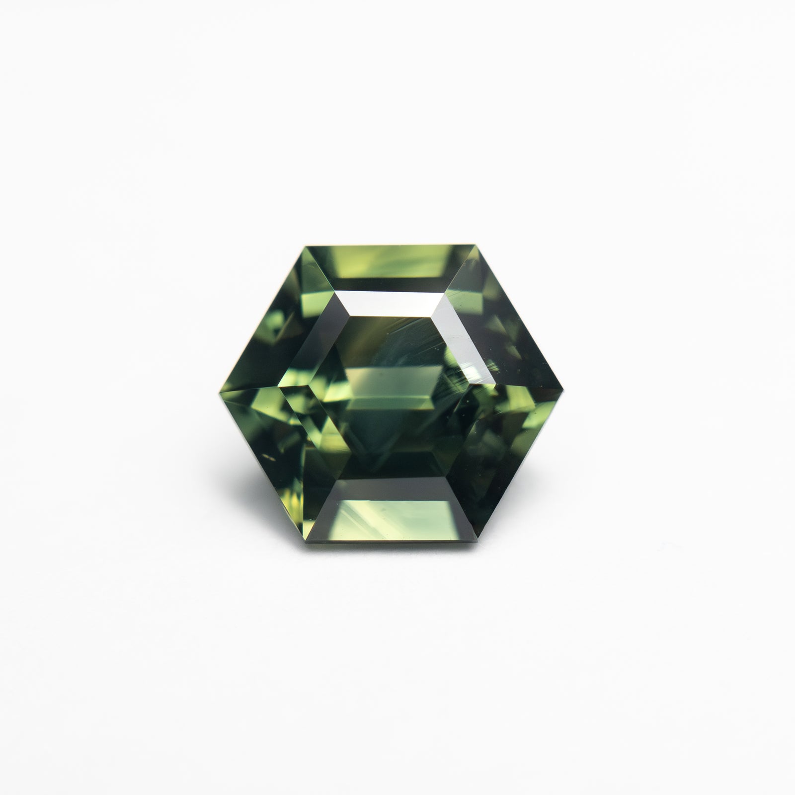 2.21ct 8.35x7.26x4.85mm Hexagon Step Cut Sapphire 27321-01