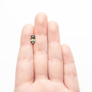 1.55ct 8.51x4.87x3.87mm Rectangle Step Cut Sapphire 27323-02