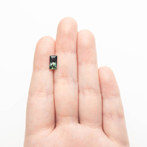 2.18ct 9.85x5.29x4.36mm Rectangle Step Cut Sapphire 27324-01