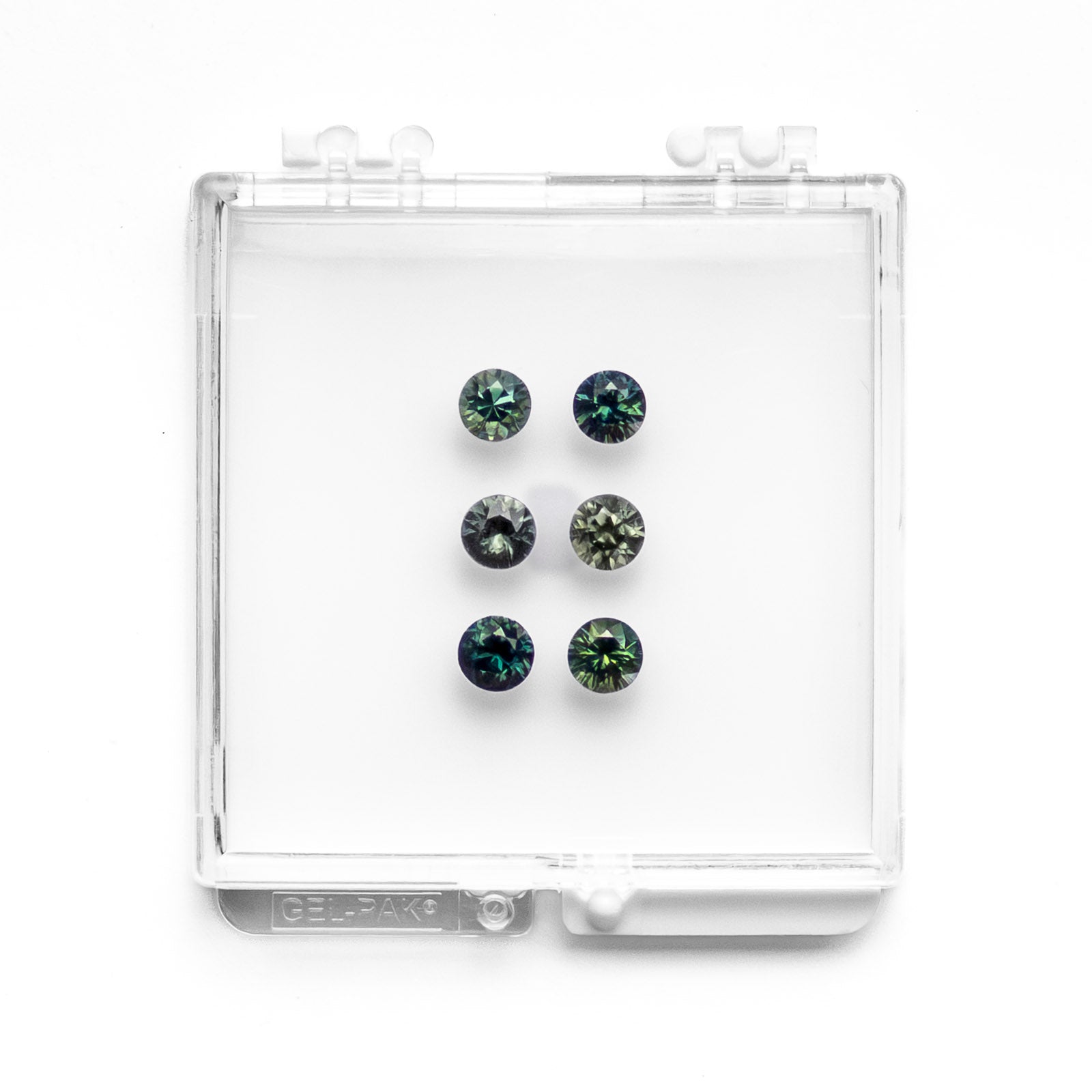 OFFLINE PARCEL 4.82cttw 6pc Round Brilliant Sapphire Parcel 27337-01