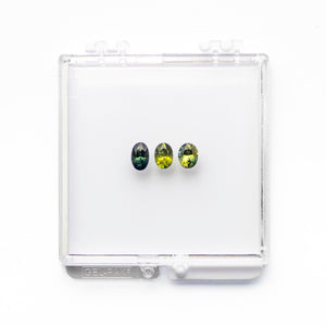 OFFLINE PARCEL 2.32cttw 3pc Oval Brilliant Sapphire Parcel 27339-01