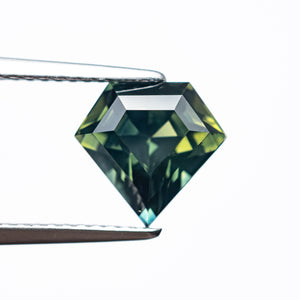 2.99ct 8.66x9.11x6.03mm Shield Step Cut Sapphire 27351-01