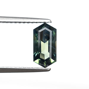 1.09ct 8.92x4.64x3.01mm Hexagon Step Cut Sapphire 27352-01