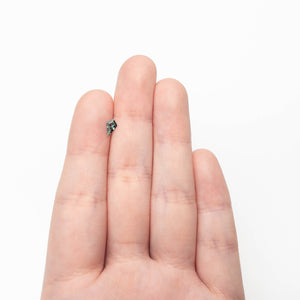 0.27ct 7.04x4.23x1.92mm Kite Step Cut Sapphire 27363-17