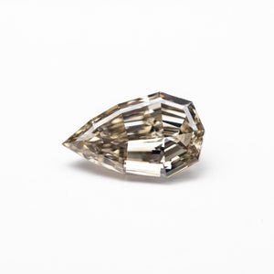 1.01ct 8.94x5.38x3.19mm Champagne Geo Pear Step Cut 🇿🇦 27375-06