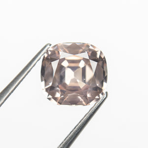 2.36ct 7.51x7.13x4.85mm GIA Padparadscha Cushion Brilliant Sapphire 27417-01