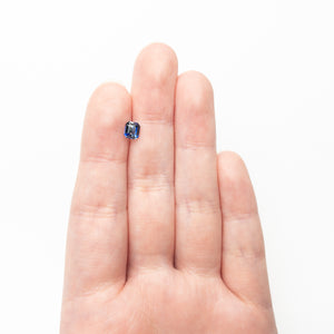 1.04ct 5.55x4.84x3.69mm Cut Corner Rectangle Step Cut Sapphire 27465-01