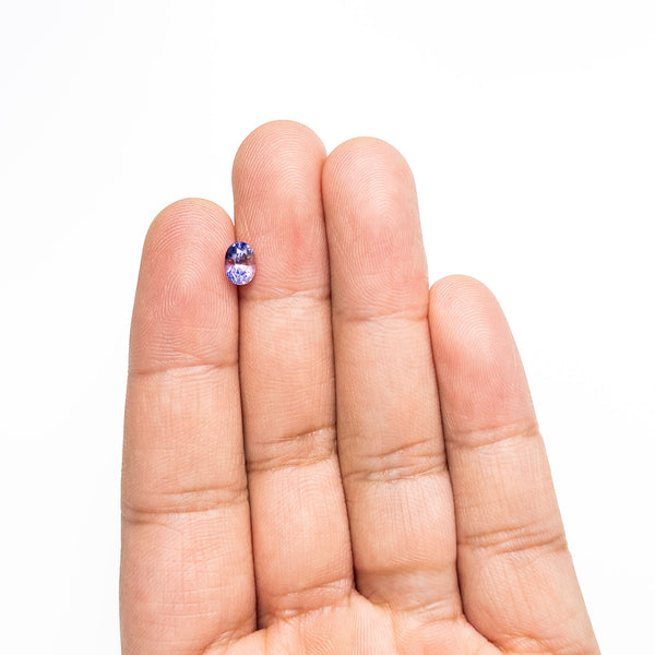 1.03ct 6.35x4.70x4.25mm Oval Brilliant Sapphire 27510-01 - Misfit Diamonds