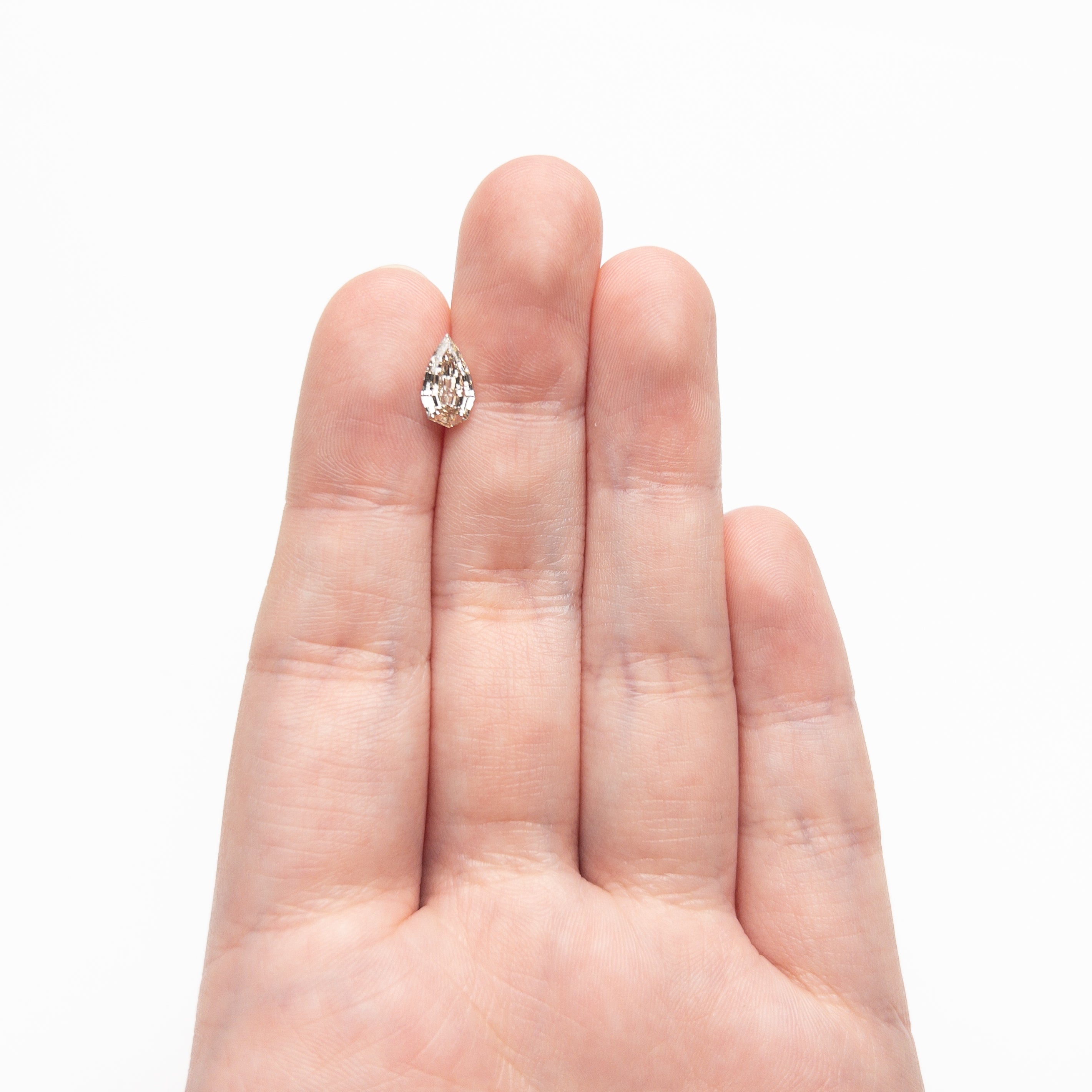 1.02ct 9.64x5.60x2.76mm VS2 U-V Geo Pear Step Cut 🇿🇦 27518-16