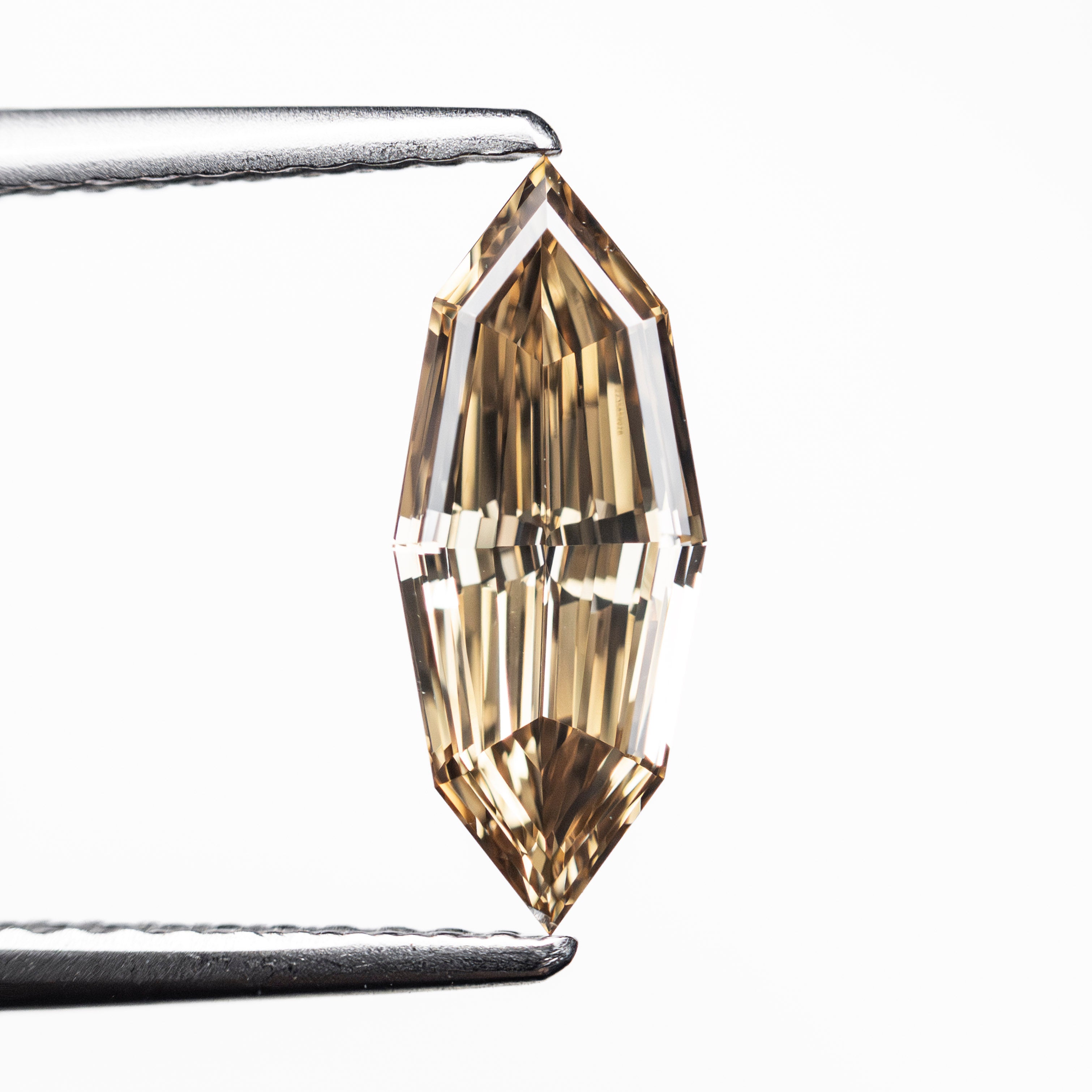 1.00ct 11.80x4.75x2.60mm GIA SI1 Fancy Yellow-Brown Geo Marquise Step Cut 🇿🇦 27524-01