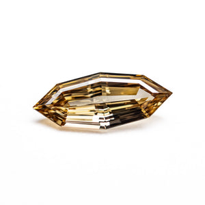 1.00ct GIA VS2 Fancy Yellow-Brown Geo Marquise Step Cut<br><b> Ellis Mhairi Cameron </b>| Seun OOAK Diamond Ring