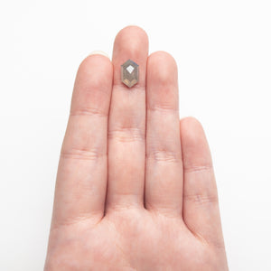 3.79ct 11.69x7.54x4.75mm Hexagon Rosecut 27536-08