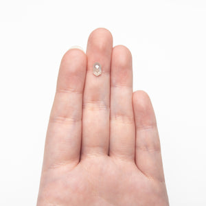 1.09ct 8.22x4.89x2.85mm Hexagon Rosecut 27536-19